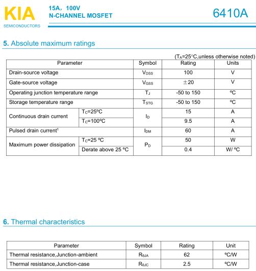 KIA6410替换,TIP122,MOS管