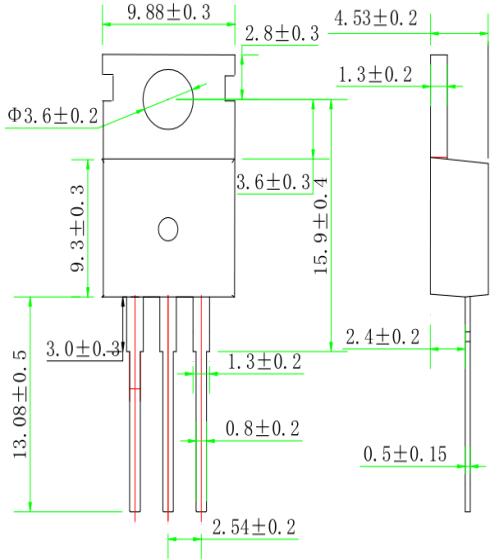 TO-220与TO-220F的辨别