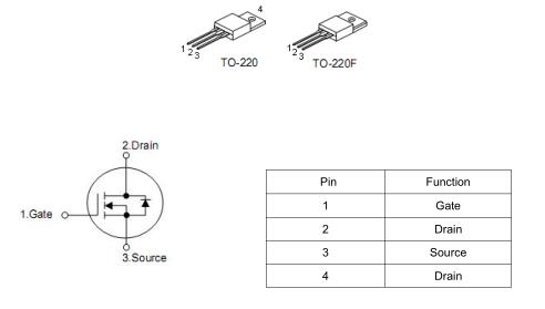 650V10AMOS管 KNX6165A材料