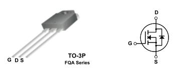 FQA40N25替换,MOS管KNX9130A,40A/300V