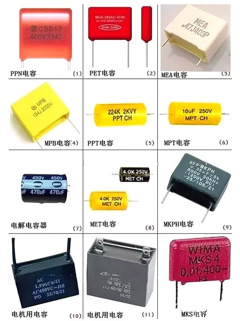 电子元件称号大全图