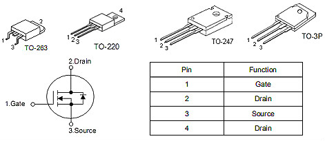 10串-16串掩护板MOS管,150A/ 80V,KNB2808A