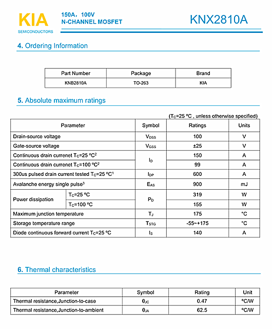 100V150A参数规格