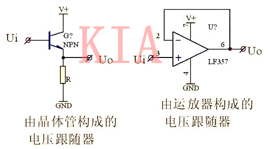 运放电压跟从器 电路