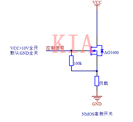 PMOS NMOS 高侧驱动 低侧驱动