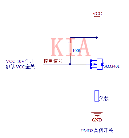 PMOS NMOS 高侧驱动 低侧驱动