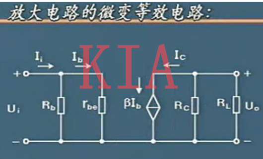 三极管的微变等效电路