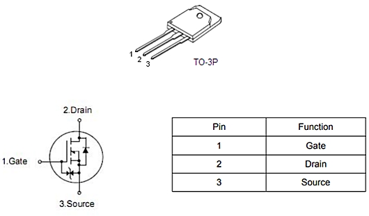MOS管KIA10N80H 800V10A规格参数