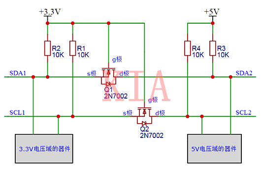 MOS管电平转换电路