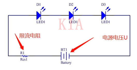 发光二极管 限流电阻