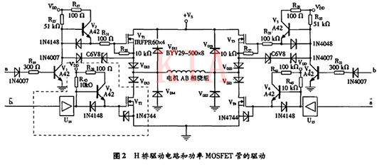 步进机电 H桥驱动电路 MOSFET