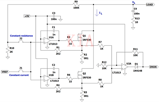 运算缩小器 MOSFET 电流负载