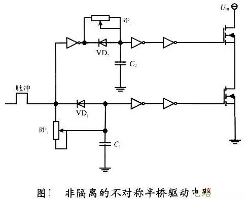MOSFET 错误称半桥断绝驱动电路