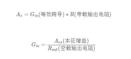 MOS管 小旌旗灯号 增益