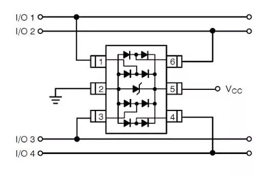 PCB ESD 掩护电路