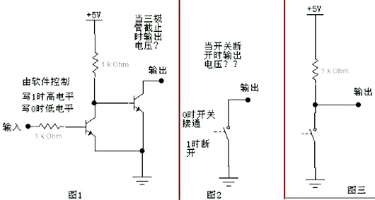 集电极 漏极 开路输入