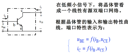 小旌旗灯号模子 微变等效电路