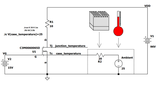 SPICE 热模子 MOSFET