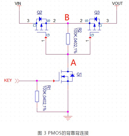 PMOS 面对面 电路