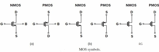 nmos,pmos,辨别,辨别