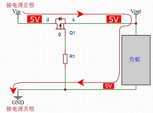 mos管防反接电路