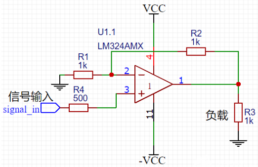 lm324运算缩小器,电路