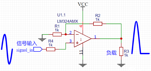 lm324运算缩小器,电路