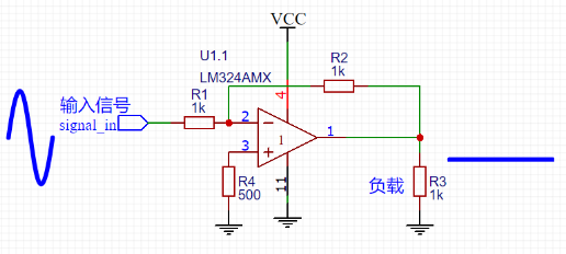 lm324运算缩小器,电路