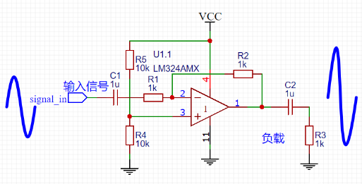lm324运算缩小器,电路