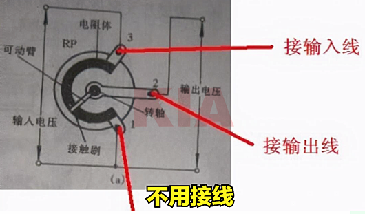电位器引脚图接线图