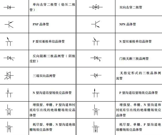 电路图开关标记