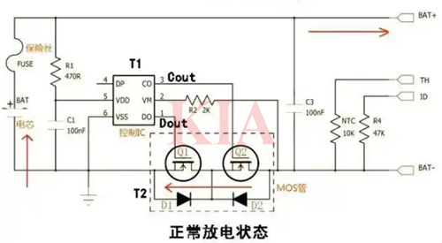 单节锂电池掩护电路